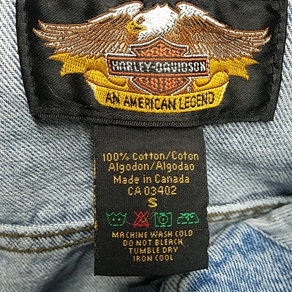 Ladies Harley Davidson Jean Jacket 💜 - Picture 5 of 8